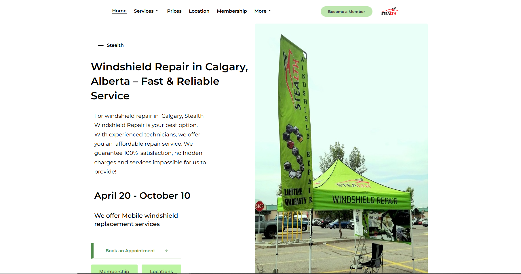 Stealth Windshield Repair